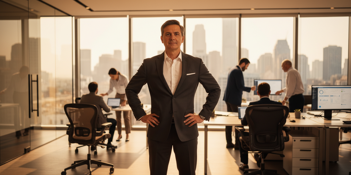 Warm vibrant color edit of the original office hero image